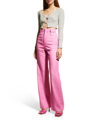 Jacquemus Alzou Fine-ribbed Knitted Cardigan In Light Grey