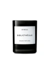 BYREDO BIBLIOTHEQUE SCENTED CANDLE,BYRF-UA7