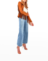 AS BY DF CARAVAN GYPSY FRINGE SLEEVE SUEDE LEATHER JACKET