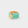 Aurelie Bidermann Katt Ring In Blue