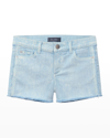 DL GIRL'S LUCY RAW-EDGE CUT OFF SHORTS