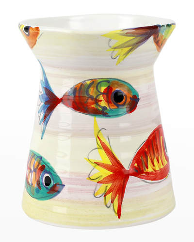Vietri Pesci Colorati Utensil Holder In Multi