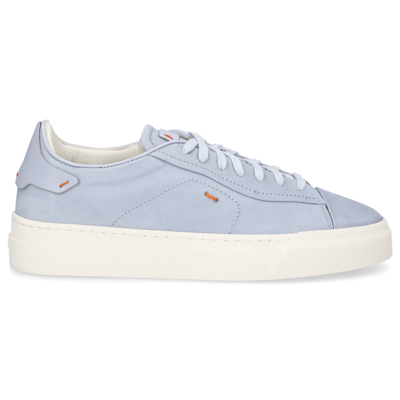 Santoni Low-top Sneakers 60966 In Blue