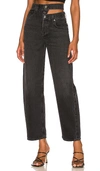 Agolde Broken Waistband In Black
