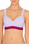 Natori Dynamic Anywhere High Impact Underwire Sports Bra In Grape Ice,berry