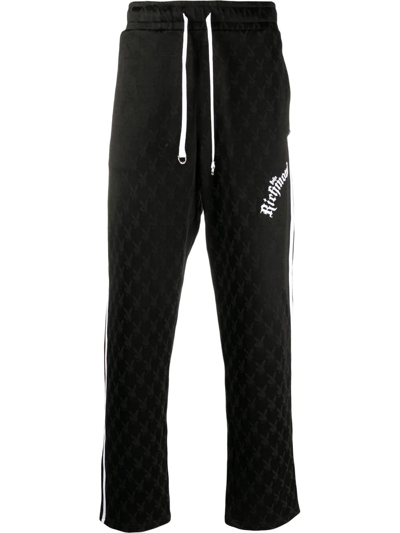 John Richmond X Playboy Logo-print Track Pants In Schwarz