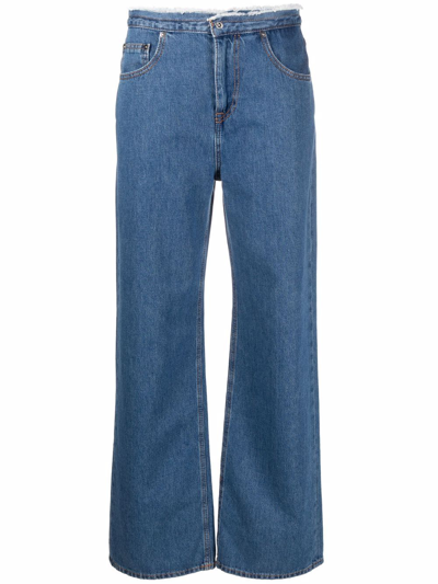 Just Cavalli Boston Straight-leg Jeans In Blau