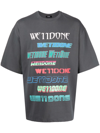We11 Done Oversize Logo-print T-shirt In Grau