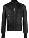 Sapio Rib-trimmed Bomber Jacket In Schwarz