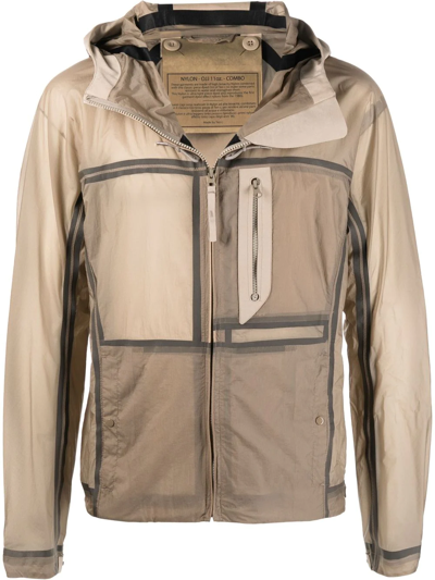 Brunello Cucinelli Wind Combo Bonded Shirt Bomber Jacket In Grey