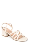 Journee Collection Women's Kempsy Strappy Block Heel Dress Sandals In Beige
