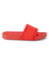 French Connection Men's Fitch Marquee Logo Slides In Red