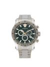 VERSACE MEN'S 44MM STAINLESS STEEL CHRONOGRAPH WATCH