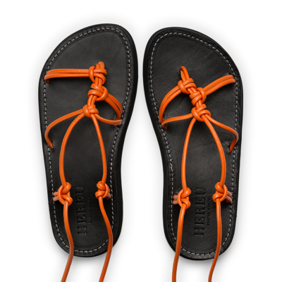 Hereu Fermada Sport Sandals In Orange