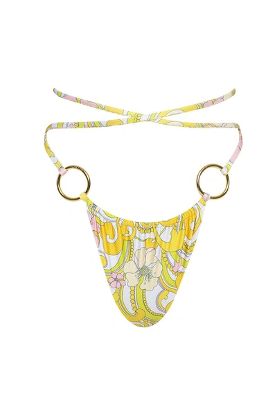 Cin Cin Swim 'cove' String Bottoms - Golden