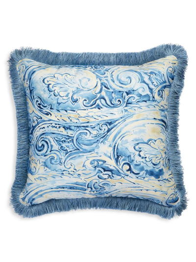 Etro Mafra Passementerie Cushion In Blue