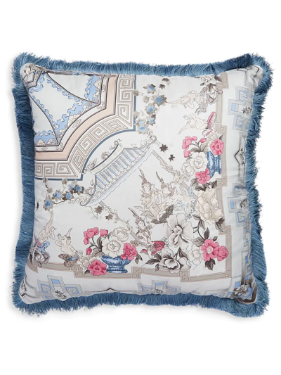 Etro Cushion With Passementerie In Blue Multi