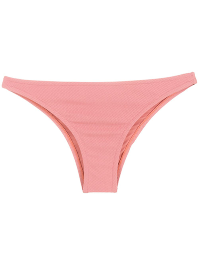 Lenny Niemeyer Textured-finish Bikini Bottoms In Pink