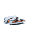 CAMPER BRUTUS TOUCH-STRAP LEATHER SANDALS