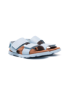 Camper Brutus Touch-strap Leather Sandals In Blue