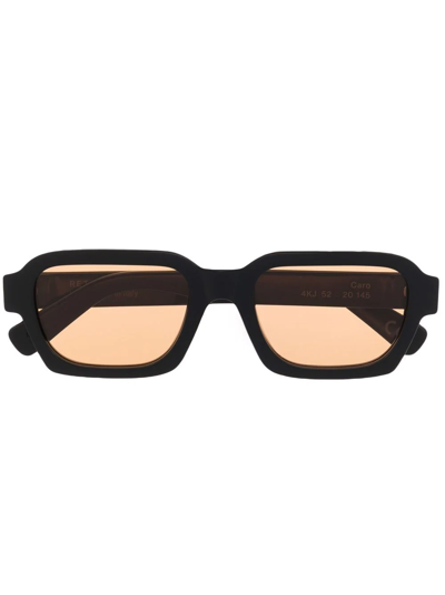 Retrosuperfuture Square-frame Logo-detail Sunglasses In Black