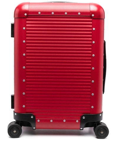 Fpm Milano Bank Spinner 53 Cabin Suitcase In Red