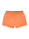 Bottega Veneta Nylon Boxer Swim Shorts In Tangerine