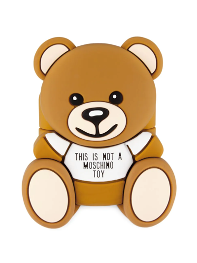 Moschino Teddy Bear Airpods Pro Case In Neutral