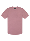Goodlife Sun-faded Slub Scallop Crewneck T-shirt In Ash Rose