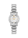 Versace Greca Glam Watch With Bracelet Strap, Stainless Steel In Silver