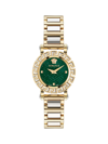 Versace Greca Glam Bracelet Watch, 30mm In Gold