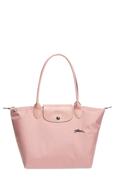 Longchamp Le Pliage Club Small Shoulder Tote In Antique Pink