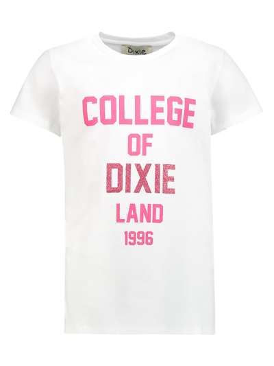 Dixie Kids T-shirt For Girls In Bianco