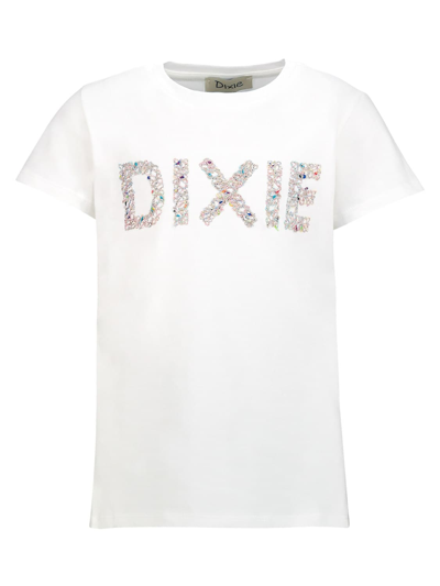 Dixie Kids T-shirt For Girls In White