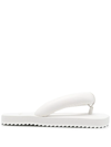 Yume Yume Padded-detail Flip Flops In White