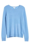 Nordstrom Cashmere Crewneck Sweater In Blue Azurine