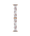 POSH TECH ELLE IVORY MULTI RESIN LINK BAND FOR APPLE WATCH, 42MM-44MM
