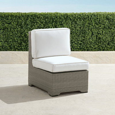 Frontgate Set Of 2 Small Palermo Center Chairs In Dove Finish