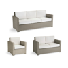 Frontgate Small Palermo 3-pc. Sofa Set In Dove Finish