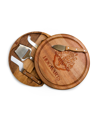 Toscana Harry Potter Hogwarts Acacia Circo Cheese Cutting Board Tools Set, 5 Piece In Acacia Wood