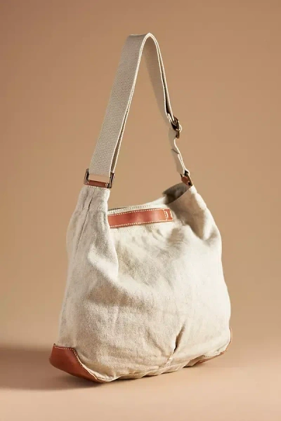 49 Square Miles Canvas Crossbody Bucket Bag In Neutral