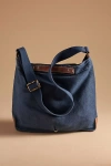 49 Square Miles Canvas Crossbody Bucket Bag In Blue