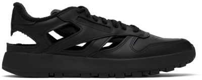 Maison Margiela Mm X Reebok Classic Tabi Decortique Low Sneakers In Black