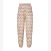 Tory Burch Printed Beach Pant In Curly Ditsy Logo
