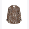 Tory Burch Reversible Printed Jacket In Reva Leopard / Beige