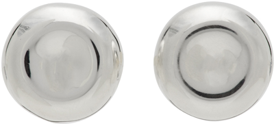 Uncommon Matters Silver Stratus Stud Earrings In Sterling Silver