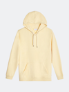 Onia Heathered French Terry Pull-over Hoodie In Yellow