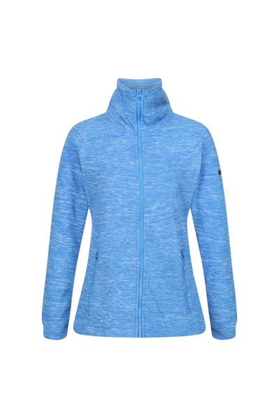 Regatta Womens/ladies Everleigh Marl Full Zip Fleece Jacket In Blue