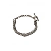 M COHEN braided metallic bracelet,B103508PF16