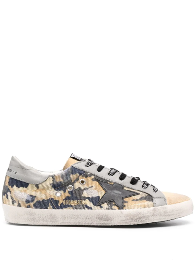 Golden Goose Superstar Camouflage-print Trainers In Nude